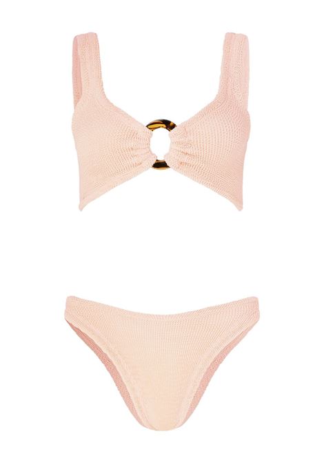 Pink Julia bikini Hunza g - women HUNZA G | Swimwear | BJULIACRBLSH