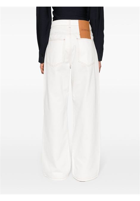 Jeans le de nimes large in bianco - JACQUEMUS donna JACQUEMUS | 241DE038151411C