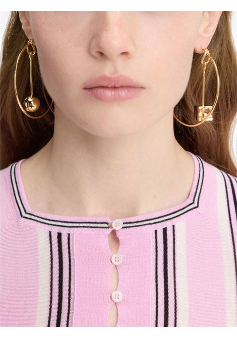 Gold-tone Les Croles Nodo earrings Jacquemus - women JACQUEMUS | 241JW7185845280