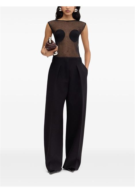 Black The Ovalo trousers Jacquemus - women JACQUEMUS | 241PA0791718990