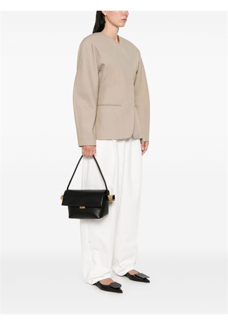 Black le rond carre bag Jacquemus - women JACQUEMUS | 243BA3833171990