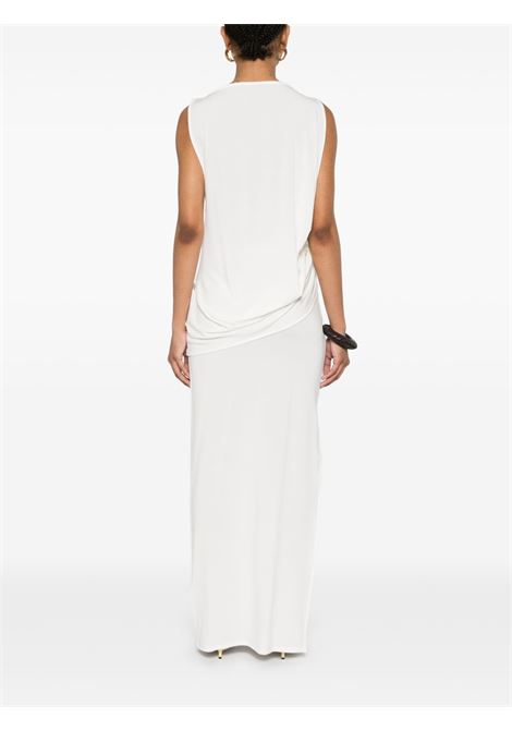 Abito la robe peplo longue in bianco Jacquemus - donna JACQUEMUS | 251DR2302381100