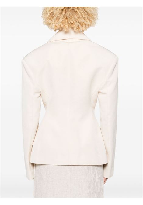 Blazer La Veste Norma in ecrù Jacquemus - donna JACQUEMUS | 251JA0871709130