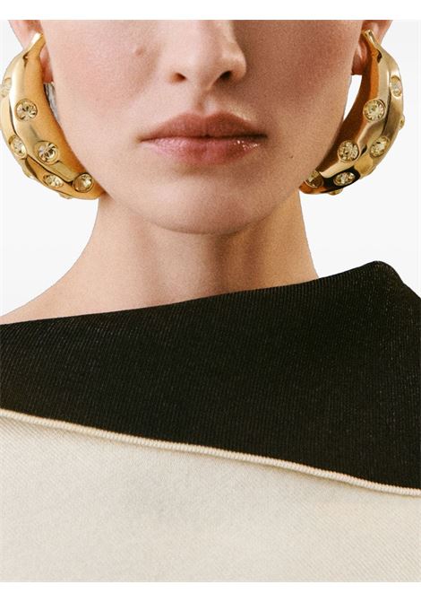 Gold Les Boucles Bananes earrings Jacquemus - women JACQUEMUS | 251JW7415101289
