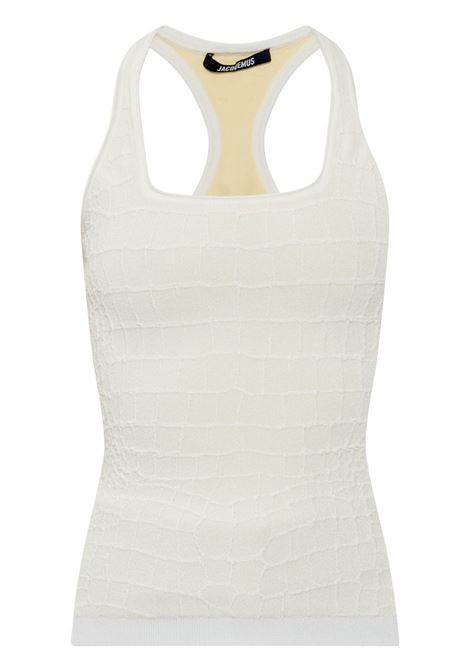 White Scala tank top Jacquemus - women