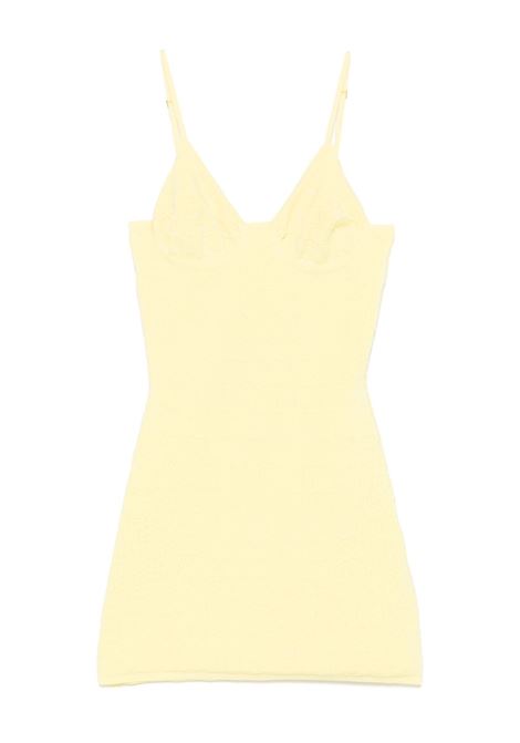 Abito La Mini Robe Scala in giallo chiaro Jacquemus - donna