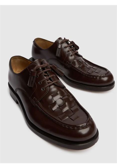 Brown les derbies tressees derby shoes Jacquemus - men JACQUEMUS | 255FO1694363880