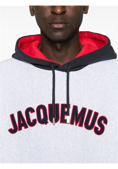 Felpa Le Hoodie Baseball in grigio Jacquemus - uomo JACQUEMUS | 255JS3112462950