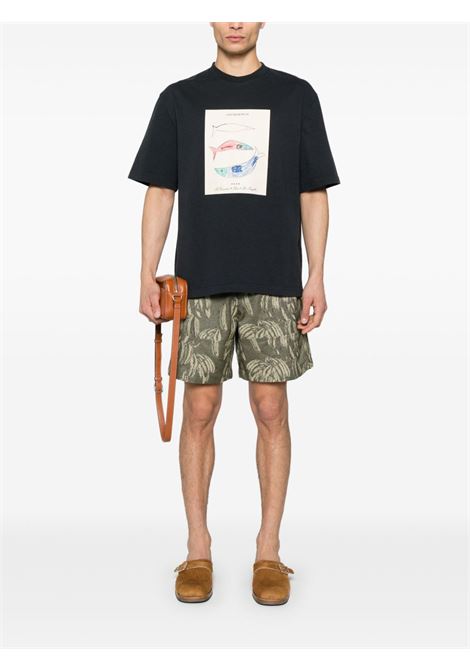 Shorts le short aloe in verde Jacquemus - uomo JACQUEMUS | 255PA13817485CA