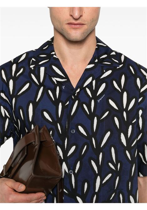 Blue La Chemise Jean shirt Jacquemus - men JACQUEMUS | 255SH20117053EB