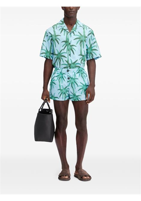 Blue le maillot puntini graphic-print swinsuit Jacquemus - men JACQUEMUS | 255SW01324073EJ