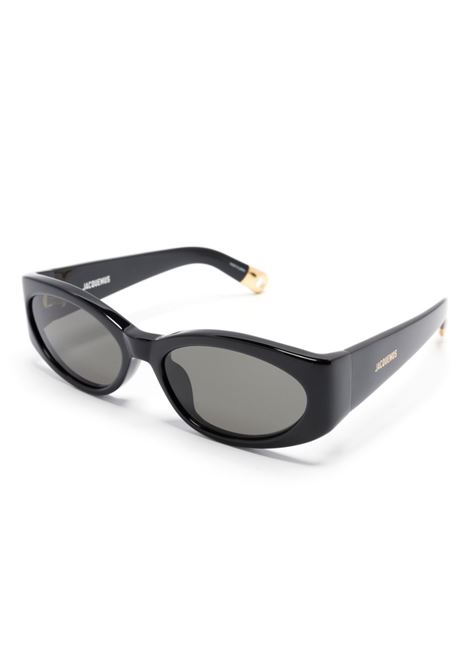 Occhiali da sole Les lunettes Ovalo in nero Jacquemus - unisex JACQUEMUS | JAC4C1SUN