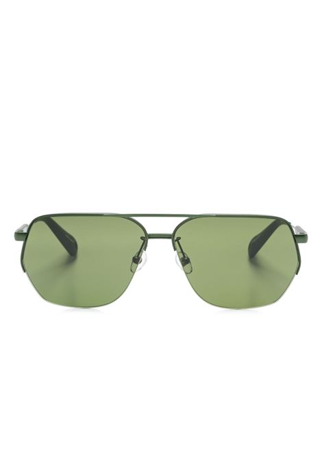 Occhiali da sole aviador in verde Jacquemus - unisex JACQUEMUS | JAC67C4SUN
