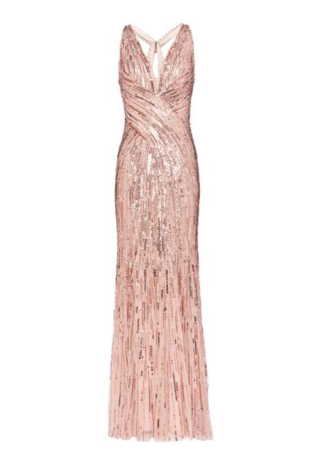 Abito lungo con paillettes luxor in rosa Jenny Packham - donna JENNY PACKHAM | Abiti | ZBD145L2106