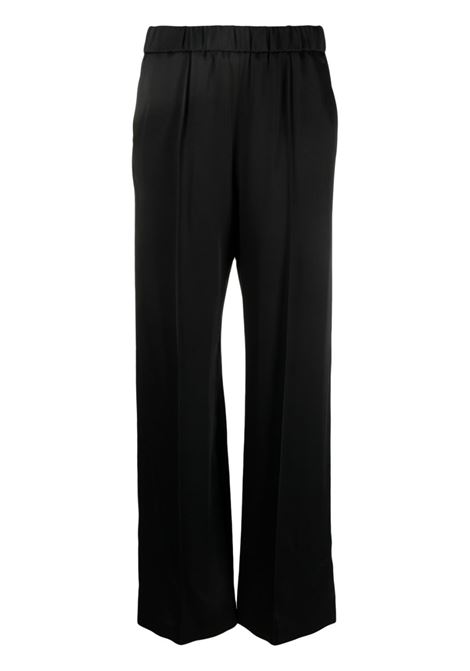 Black split-detail wide-leg trousers JIL SANDER - women JIL SANDER | Trousers | J02KA0180J76018001