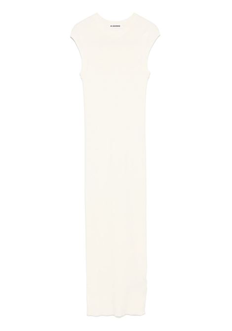 Beige chiaro abito lungo in maglia Jil Sander - donna JIL SANDER | Abiti | J40CT0202J15410102