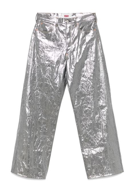 Silver foiled print jeans x Levis Junya Watanabe - women JUNYA WATANABE | Trousers | JOP2061