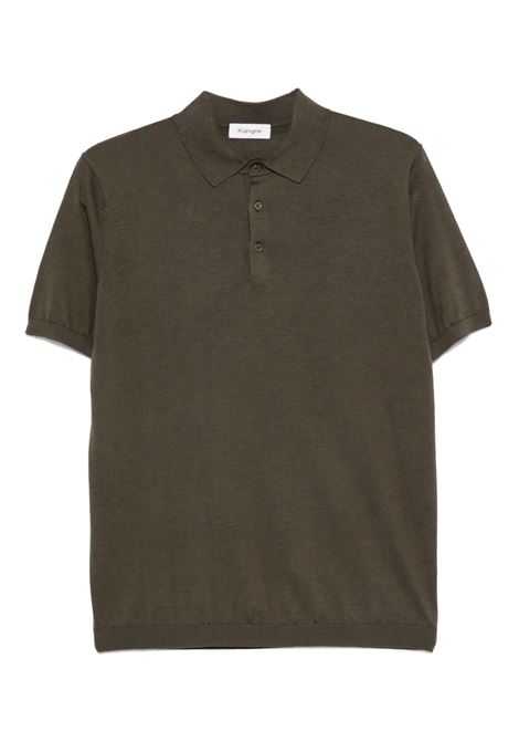 Gree silk-blend polo shirt Kangra - men KANGRA | 10042600187