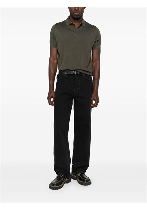 Gree silk-blend polo shirt Kangra - men KANGRA | 10042600187