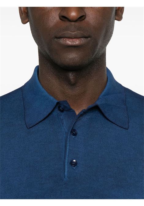 Blue polo T-shirt Kangra - men KANGRA | 10252600043