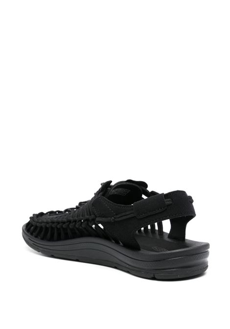 Black Uneek drawstring-fastening sandals Keen - men KEEN | 1014097BLK