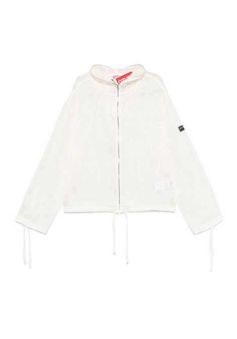 White hooded mesh jacket Kenzo - men