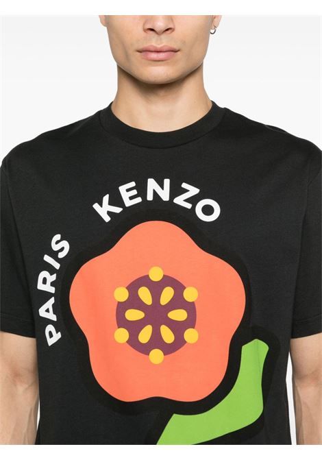 Black 'KENZO Pop' T-shirt Kenzo - men KENZO | FF55TS5304SG99J