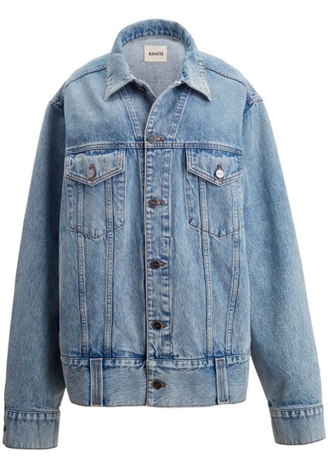 Blue navy Grizzo denim jacket - KHAITE women KHAITE | 1098094