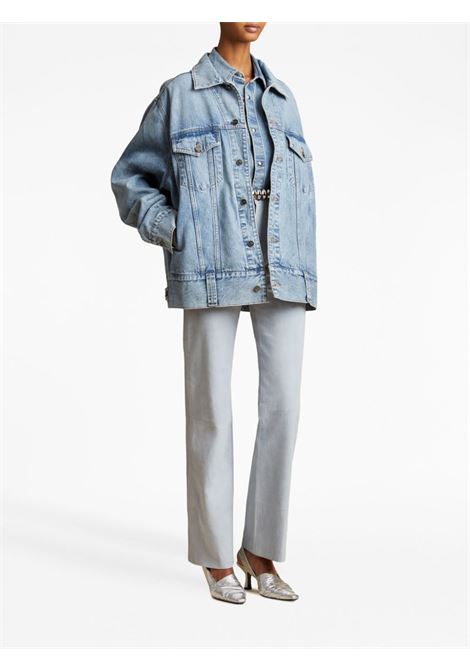 Blue navy Grizzo denim jacket - KHAITE women KHAITE | 1098094