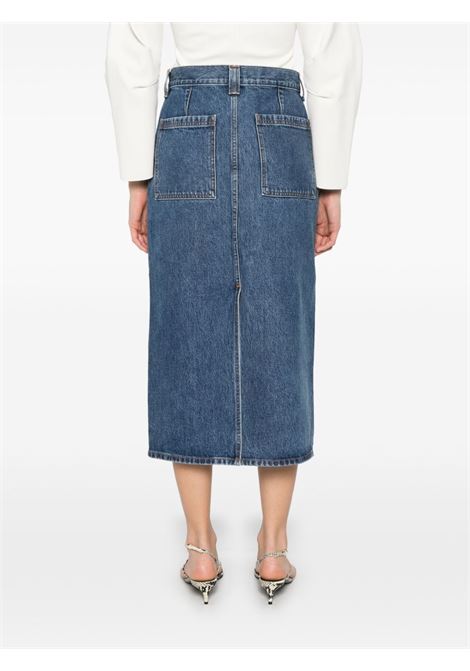 Blue denim genevieve skirt Khaite - women KHAITE | 1159908009