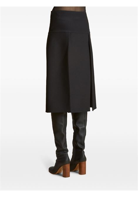 Black Kidd midi skirt Khaite - women KHAITE | 41324092200