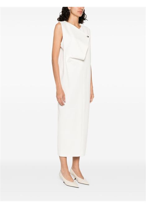 White Crispin midi dress Khaite - women KHAITE | 54944201168