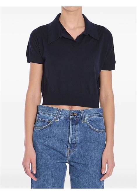 Blue Morgane polo shirt Khaite - women KHAITE | 9747511358