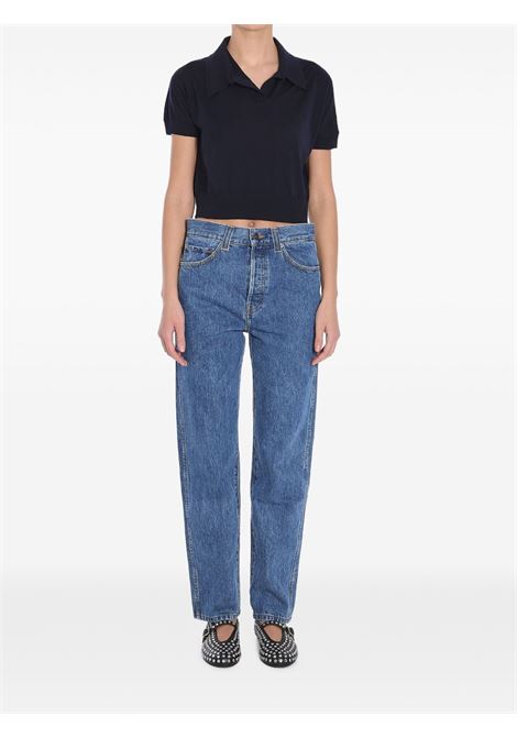 Blue Morgane polo shirt Khaite - women KHAITE | 9747511358