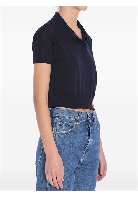 Blue Morgane polo shirt Khaite - women KHAITE | 9747511358