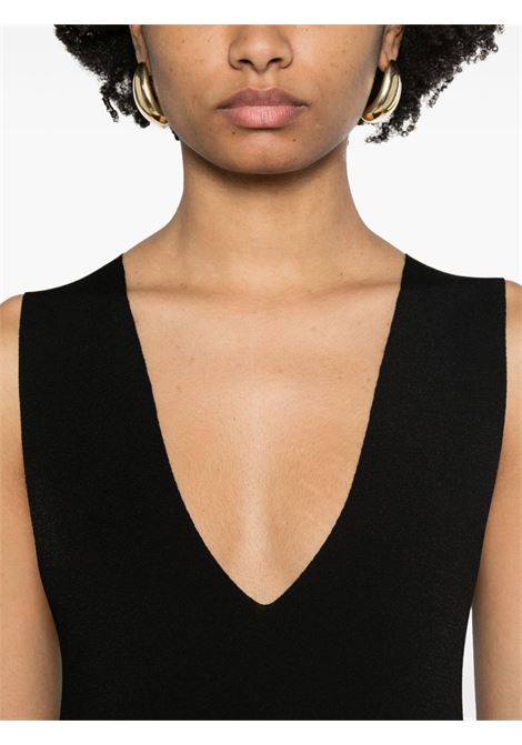 Black Keran midi dress Khaite - women KHAITE | 9810439200