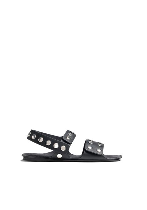 Sandali con borchie boden in nero Khaite - donna