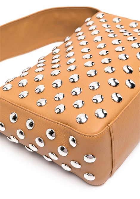 Brown Elena studded shoulder bag Khaite - women KHAITE | H2025895897