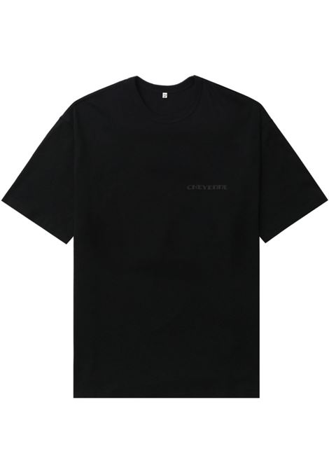 Black short-sleeves t-shirt Khoki - men KHOKI | 25SST07BLK