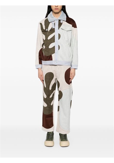 Giacca con design patchwork in sabbia Kidsuper - uomo KIDSUPER | OW11MLT