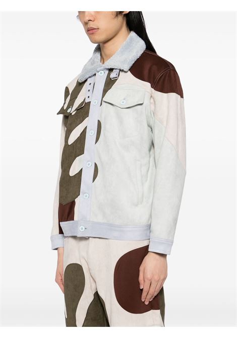 Giacca con design patchwork in sabbia Kidsuper - uomo KIDSUPER | OW11MLT