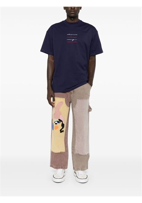 Beige Patchwork-Face jeans Kidsuper - men KIDSUPER | PT03BRWNMLT