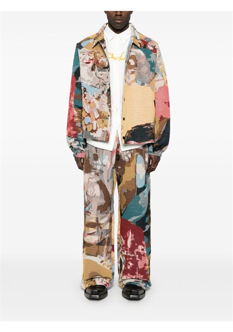 Pantaloni con effetto jacquard multicolore Kidsuper - uomo KIDSUPER | PT06MLT