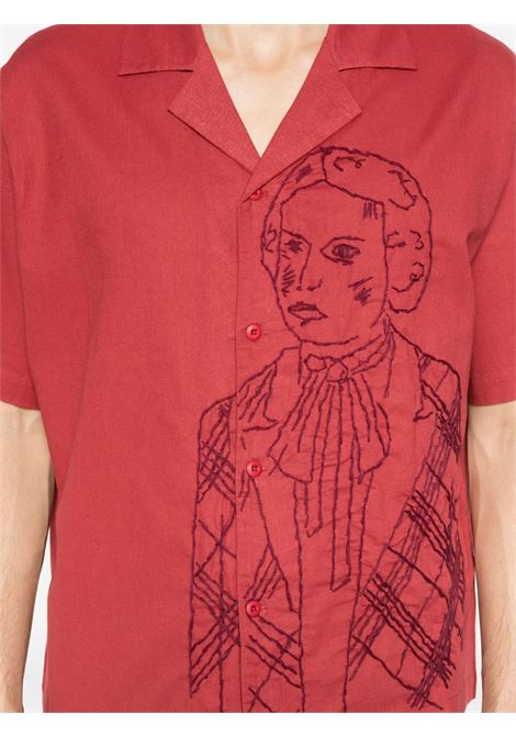 Camicia Stitched Woman in rosso Kidsuper - uomo KIDSUPER | SST05RD