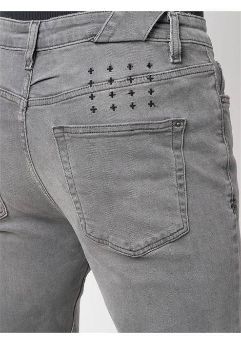 Grey logo-print denim jeans Ksubi - men KSUBI | 5000004392DNM