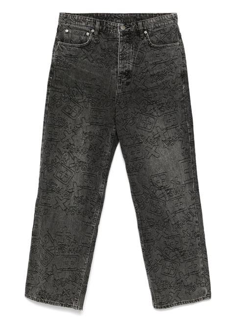 Black maxx stencil stich jeans ksubi - men KSUBI | MPS25DJ011BLK