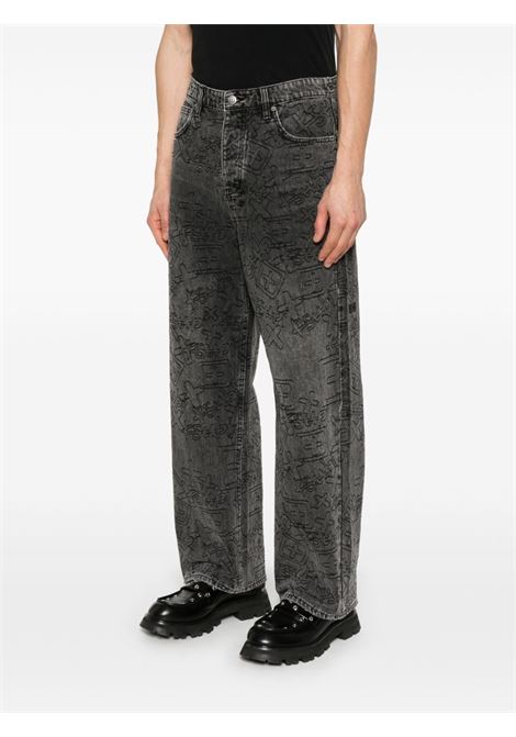 Black maxx stencil stich jeans ksubi - men KSUBI | MPS25DJ011BLK