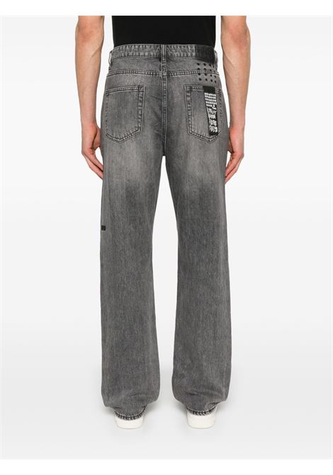 Grey anti k worn jeans ksubi - men KSUBI | MPS25DJ042GRY
