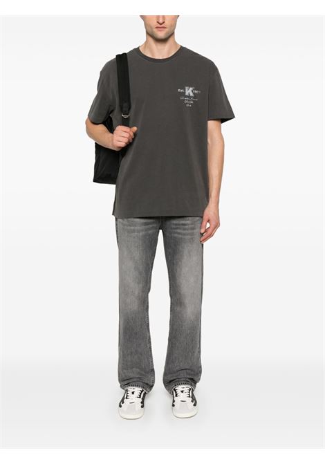 Grey printed biggie t-shirt ksubi - men KSUBI | MPS25TE004BLK