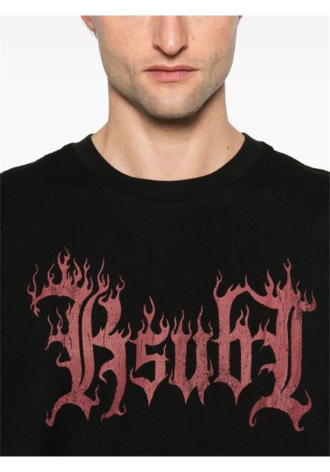Black printed fuego biggie t-shirt ksubi - men KSUBI | MPS25TE043BLK